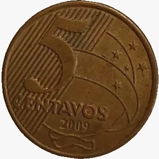 5 centavos real - Brasil - 2009 - comprar online