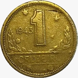 1 cruzeiro - Brasil - 1943- REF:225 - comprar online