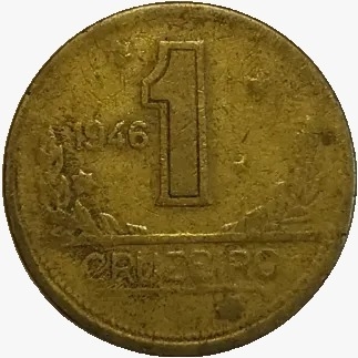1 cruzeiro - Brasil - 1946- REF:228 - comprar online