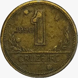 1 cruzeiro - Brasil - 1950 - REF:231 - comprar online