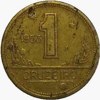 1 cruzeiro - Brasil - 1953 - REF:234 - comprar online