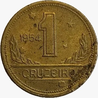 1 cruzeiro - Brasil - 1954 - REF:235 - comprar online