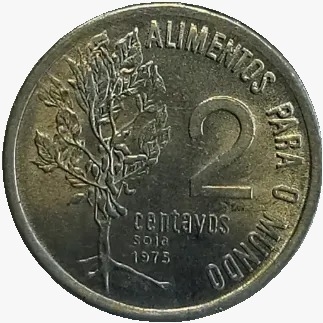 2 centavos de cruzeiro - Brasil - 1975 - REF 329 - comprar online