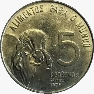 5 centavos de cruzeiro - Brasil - 1978 - REF 336 - comprar online