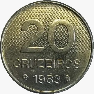 20 cruzeiros - Brasil - 1983 - REF 364 - comprar online