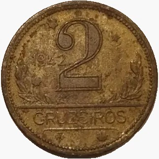 2 Cruzeiros - Brasil - 1942 Ref 238 - comprar online
