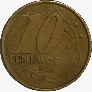 10 centavos real - Brasil - 2000 - comprar online