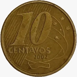 10 centavos real - Brasil - 2002 - comprar online