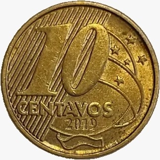 10 centavos real - Brasil - 2019 - comprar online