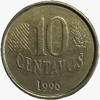 10 centavos real - Brasil - 1996 - comprar online