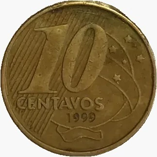 10 centavos real - Brasil - 1999 - comprar online