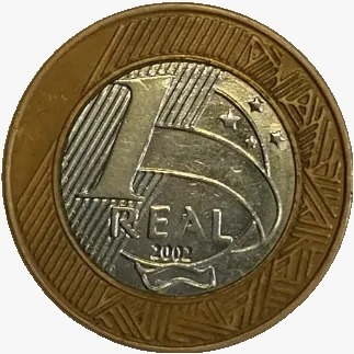1 real - Brasil - 2002 - comprar online