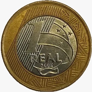 1 real - Brasil - 2008 - comprar online