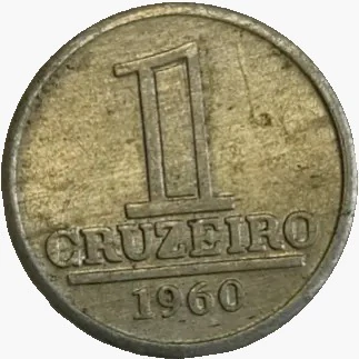 1 cruzeiro - Brasil - 1960 - REF 277 - comprar online