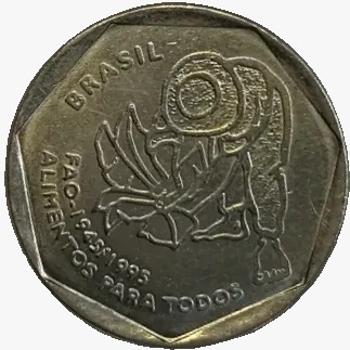 25 centavos real - Brasil - 1995 FAO - comprar online