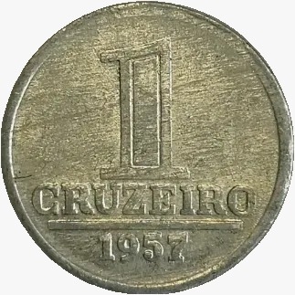 1 cruzeiro - Brasil - 1957 - REF 274 - comprar online