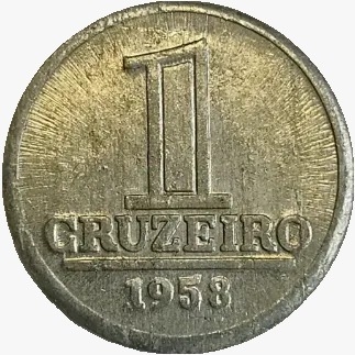 1 cruzeiro - Brasil - 1958 - REF:275 - comprar online