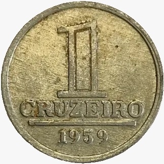 1 cruzeiro - Brasil - 1959 - REF 276 - comprar online