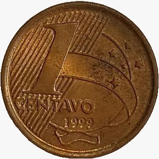 1 centavo real - Brasil - 1999 - comprar online