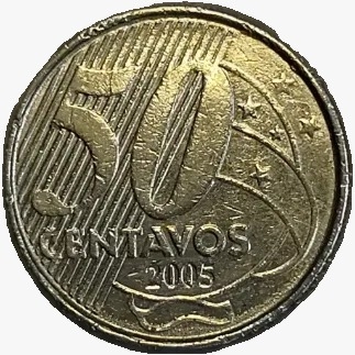 50 centavos real - Brasil - 2005 - comprar online