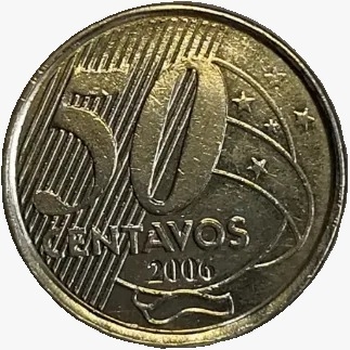 50 centavos real - Brasil - 2006 - comprar online