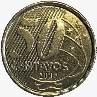 50 centavos real - Brasil - 2007 - comprar online