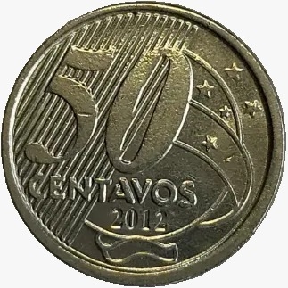 50 centavos real - Brasil - 2012 - comprar online