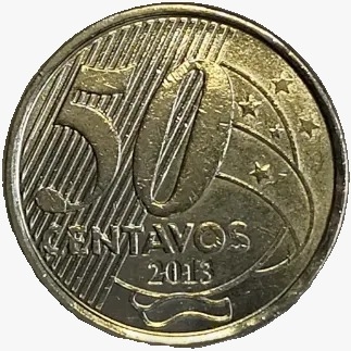 50 centavos real - Brasil - 2013 - comprar online