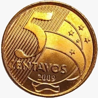 5 centavos - Brasil - 2009 - FC - comprar online