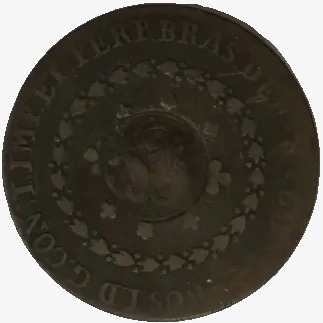80 reis - Brasil - 1827 R - REF C626 - comprar online