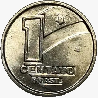 1 centavo de cruzado novo - Brasil - 1990 - Ref V405 - comprar online