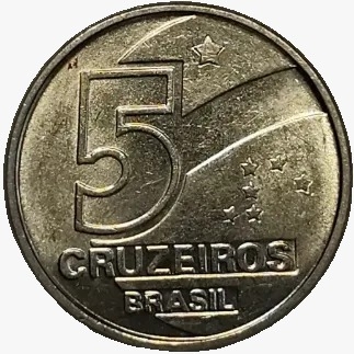 5 cruzeiro - Brasil - 1990 - Ref V414 - comprar online