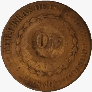 80 reis - Brasil - 1831 R - REF C754 - comprar online