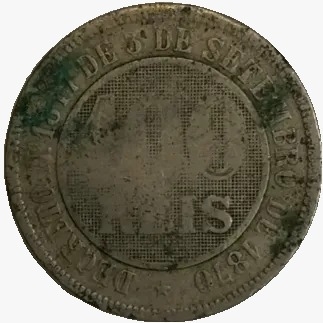 100 reis - Brasil - 1887 - REF V029 - comprar online