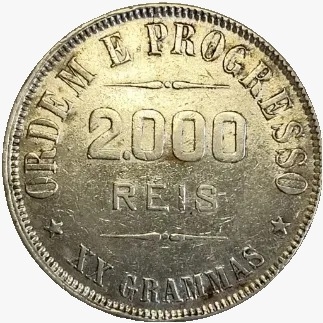 2000 reis - Brasil - 1911 - REF P699 - comprar online