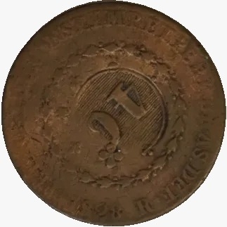 80 reis - Brasil - 1828 R - REF C627 - comprar online