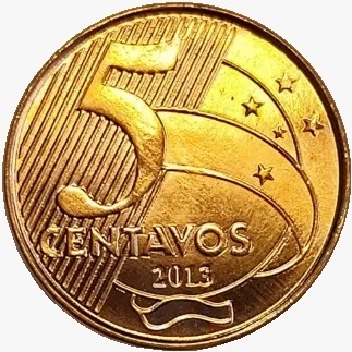 5 Centavos Real FC - Brasil - 2013 - comprar online