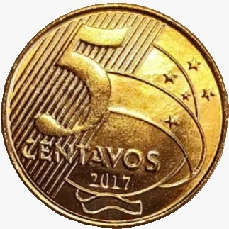 5 Centavos Real FC - Brasil - 2017 - comprar online