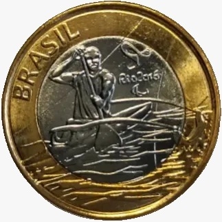 1 Real FC - 2015 - Comemorativa Olimpíadas Rio 2016 Paracanoagem - comprar online