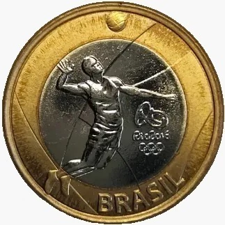 1 Real FC - 2015 - Comemorativa Olimpíadas Rio 2016 Vôlei - comprar online