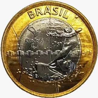 1 Real FC - 2016 - Comemorativa Olimpíadas Rio 2016 Natação Paralímpica - comprar online