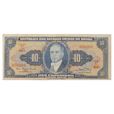 10 Cruzeiros - Brasil - 1961 Ref 019 - comprar online