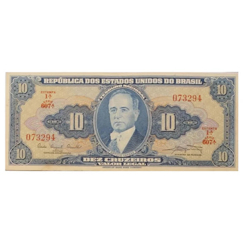 10 Cruzeiros - Brasil - 1961 Ref 019 - comprar online