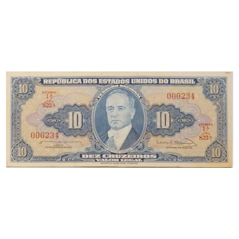 10 Cruzeiros - Brasil - 1963 Ref 020 - comprar online