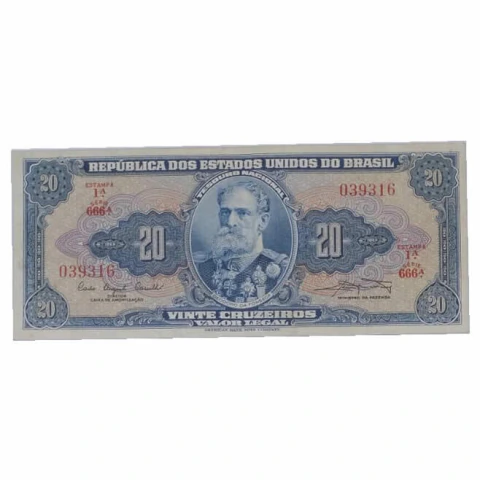 20 Cruzeiros - Brasil - 1961 Ref 022