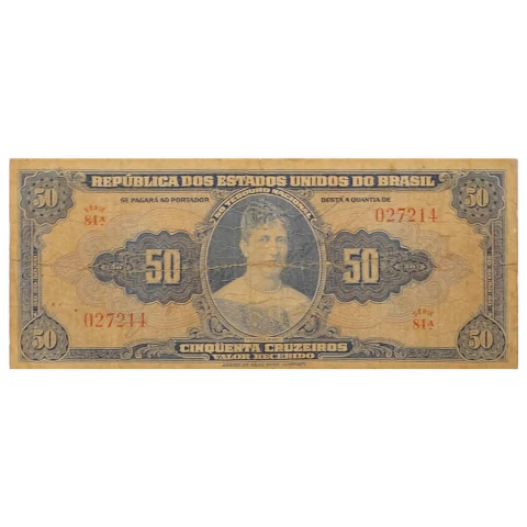 50 Cruzeiros - Brasil - 1943 Ref 024 - comprar online