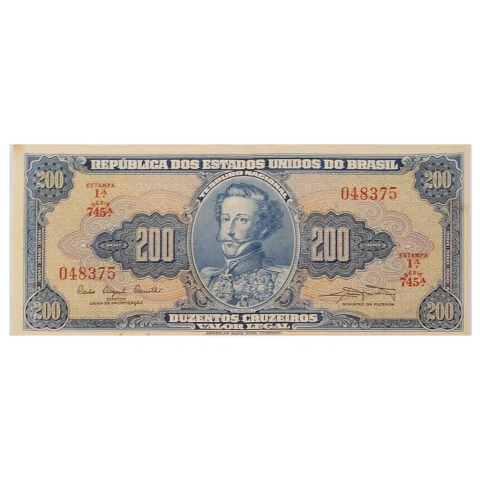 200 Cruzeiros - Brasil - 1961 Ref 041 - comprar online
