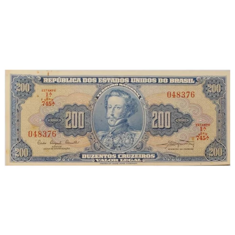 200 Cruzeiros - Brasil - 1961 Ref 041 - comprar online