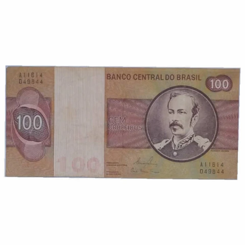 100 Cruzeiros - Brasil - 1981 Ref 147