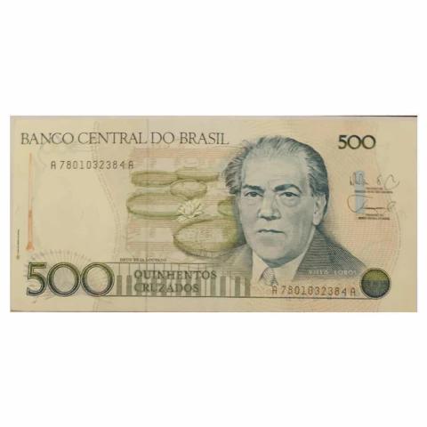 500 Cruzados - Brasil - 1988 Ref 192